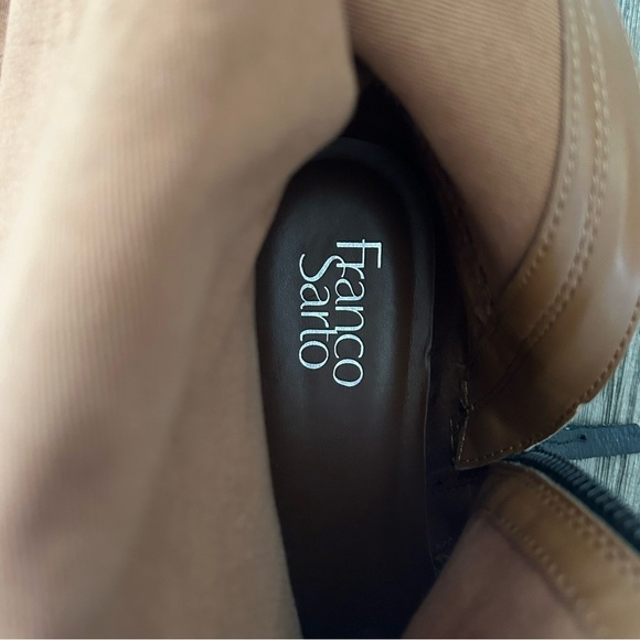 Franco Sarto Black Leather Marli Tall Riding Boots. Side Zip Excellent Condition - Picture 9 of 12